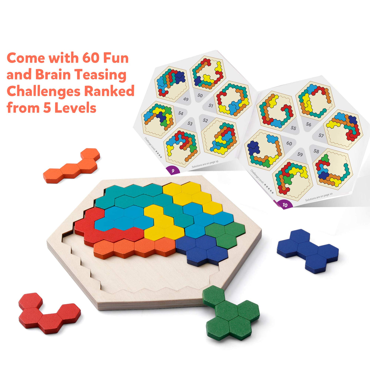 Hexagon Brain Teasers Puzzle