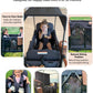 MonGianda Wagon Stroller for 2 Kids, All-Terrain, Foldable, 5-Point Harness, Insulated Snack Pack, Adjustable Handle, Gray, Model BGTFW001
