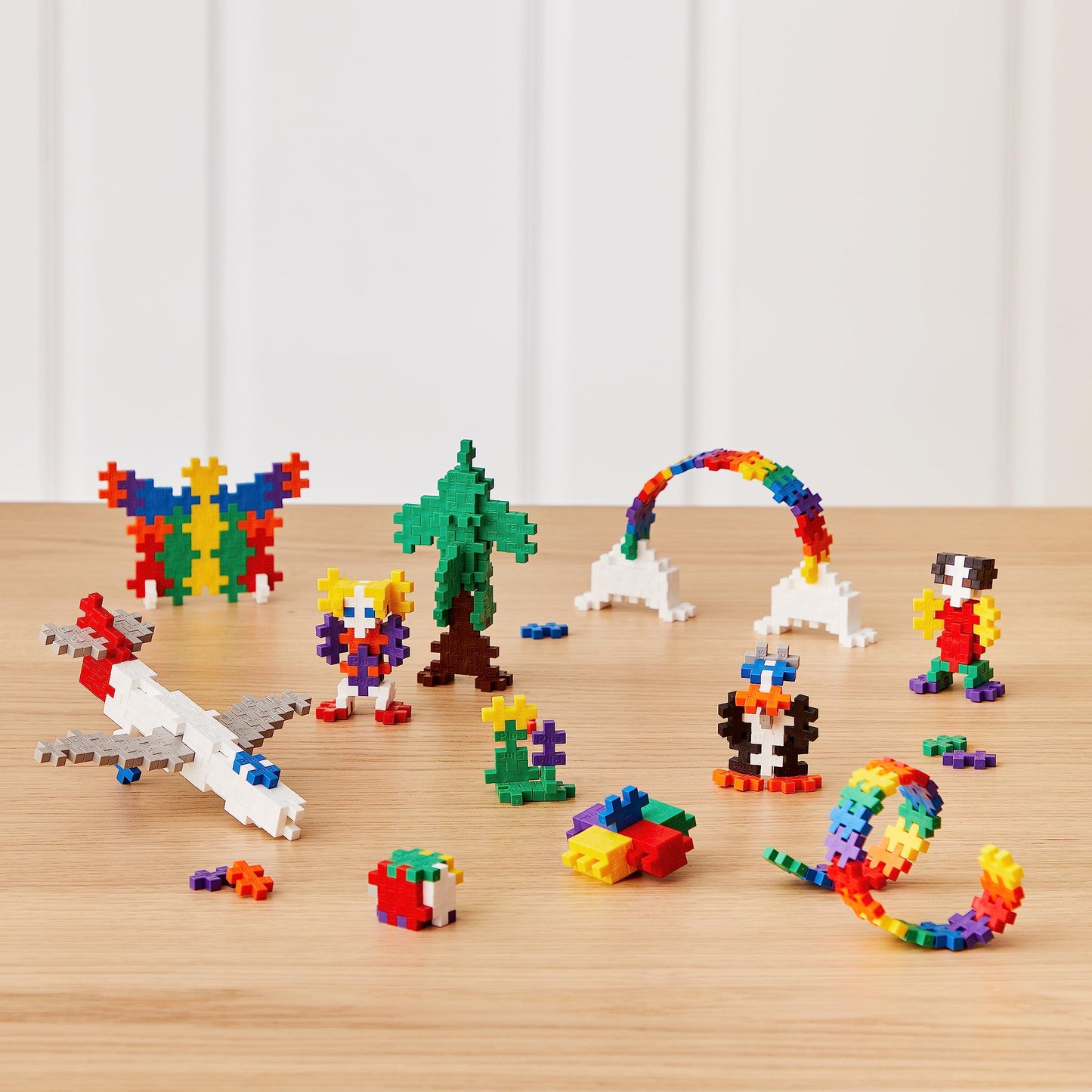 PLUS PLUS 500 Piece 3D Puzzle Kit - Interlocking Building Blocks, Multicolor STEM Toys, Model 04165