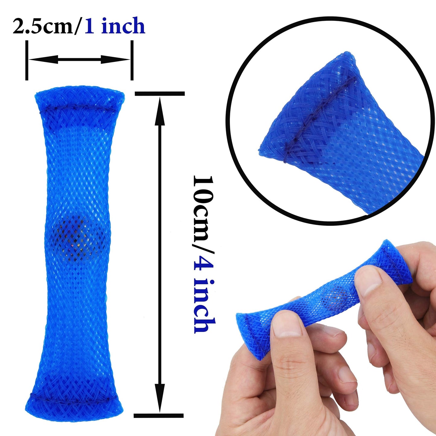 42 Pack Marble Mesh Fidget Toys,Fidget Toy Mesh And Marble Stress Relieve And Anxiety For Children And Adults, Stress Relieve Toy, Focus Enhance