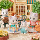 Calico Critters Latte Cat Family - Set Of 4 Collectible Doll Figures For Ages 3+