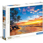 Clementoni - 35058 - Collection Puzzle For Adults And Children - Paradise Beach - 500 Pieces