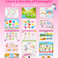 Benresive Montessori Busy Book For Toddlers 2-4, Preschool Toddler Learning Activities Crafts, Sticker Books For 2 3 4 Year Old Boys Girls Birthday Gifts, Autism Sensory Toys