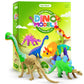 Dino Models, Clay Craft Kit - Dinosaur Arts and Crafts for Kids- Build a Dinosaur Gifts for Boys & Girls - Build 4 Dinos with Ai