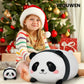 YIIQUWEN Panda Plush, Stuffed Animal Set with 4 Baby Pandas, Soft Stuffed Toy Pillow, Cute Birthday for Kids Boys Girls