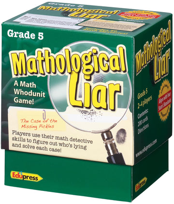 Edupress Mathological Liar Game, Grade 5 (Ep63398)