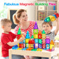 Feoxialy Magnetic Tiles for Kids Ages 3-5 4-8 STEM Educational Gifts Toys for 3 4 5 6 7+ Year Old Boys Girls Magnet Building Blo