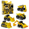Cat Funrise Kids Construction Little Machines 5 Pack - Great Cake Toppers - Great For Easter Baskets, Yellow