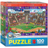 EuroGraphics Baseball - Spot and Find 100-Piece Puzzle, Cardboard, Star Color, Model 6100-0473