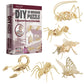 Hands Craft DIY 3D Wooden Puzzle - 6 Assorted Insects & Arachnids Bundle Pack Brain Teaser Puzzles Educational STEM Toy mature-themeds and Kids to Build Safe and Non-Toxic Easy Punch Out enhanced Wood JP2B9