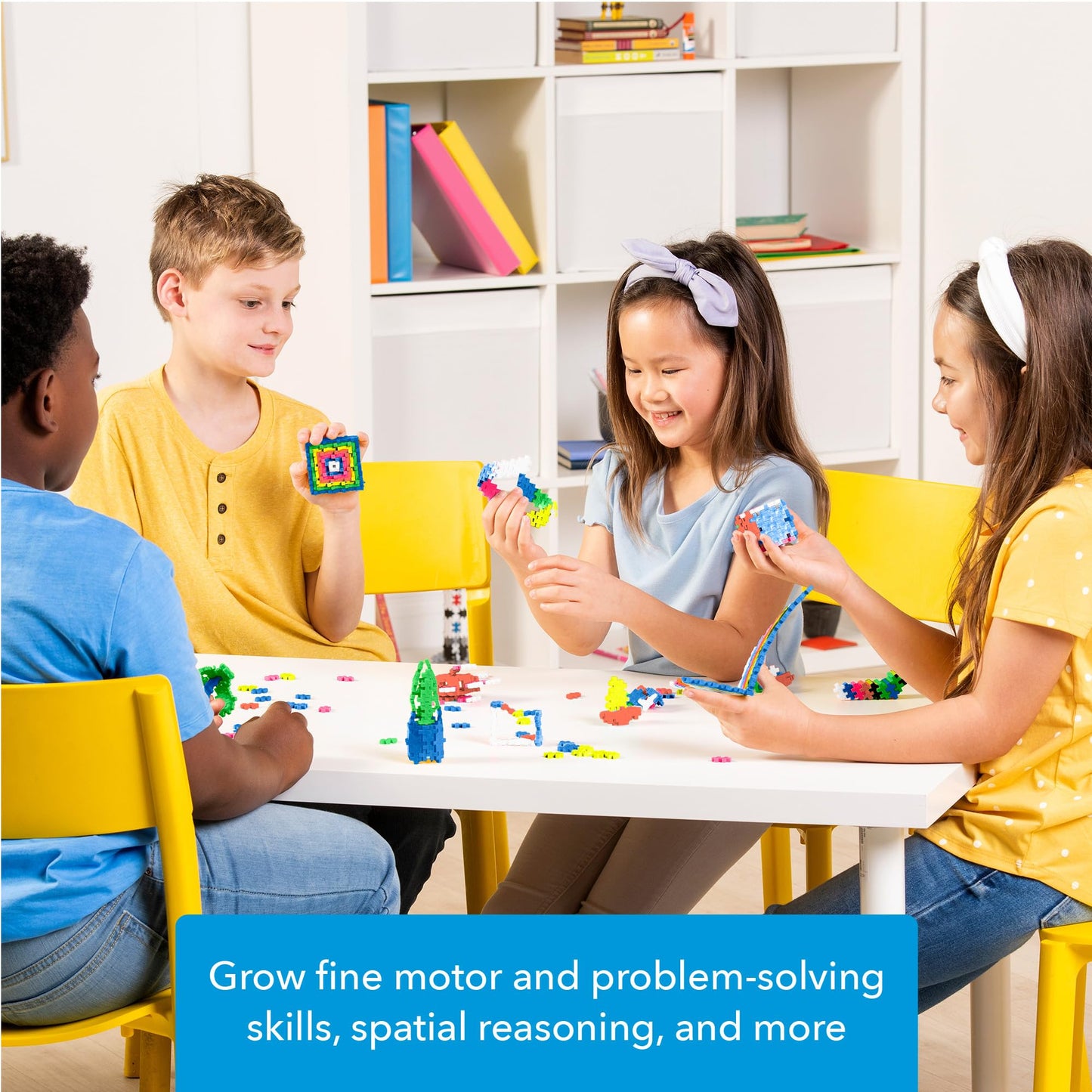 Plus Plus 240 Piece Interlocking Building Blocks For Kids, Open Ended Connecting Toys, Stem Bin Classroom Mini Manipulatives - N