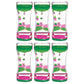 (6 Ea) Pink & Green Liquid Motion