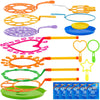 JOYIN Big Bubble Wands Set - 21" Giant Bubble Wands for Kids, Assorted Color, 6 Pcs, Perfect for Summer Outdoor Play & Birthday Parties