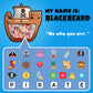 Bizyboo - The Original Seek & Find Plush - Hidden Object Search Problem Solving Educational Matching Game For Kids 2 And Up (Blackbeard)