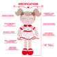 Gloveleya Personalized Doll With Your Name - Cute Red Cherry Color Custom Soft Plush Doll For Girls Plush Doll Customized Gifts - Muñecas De Trapo Personalizadas Para Niñas