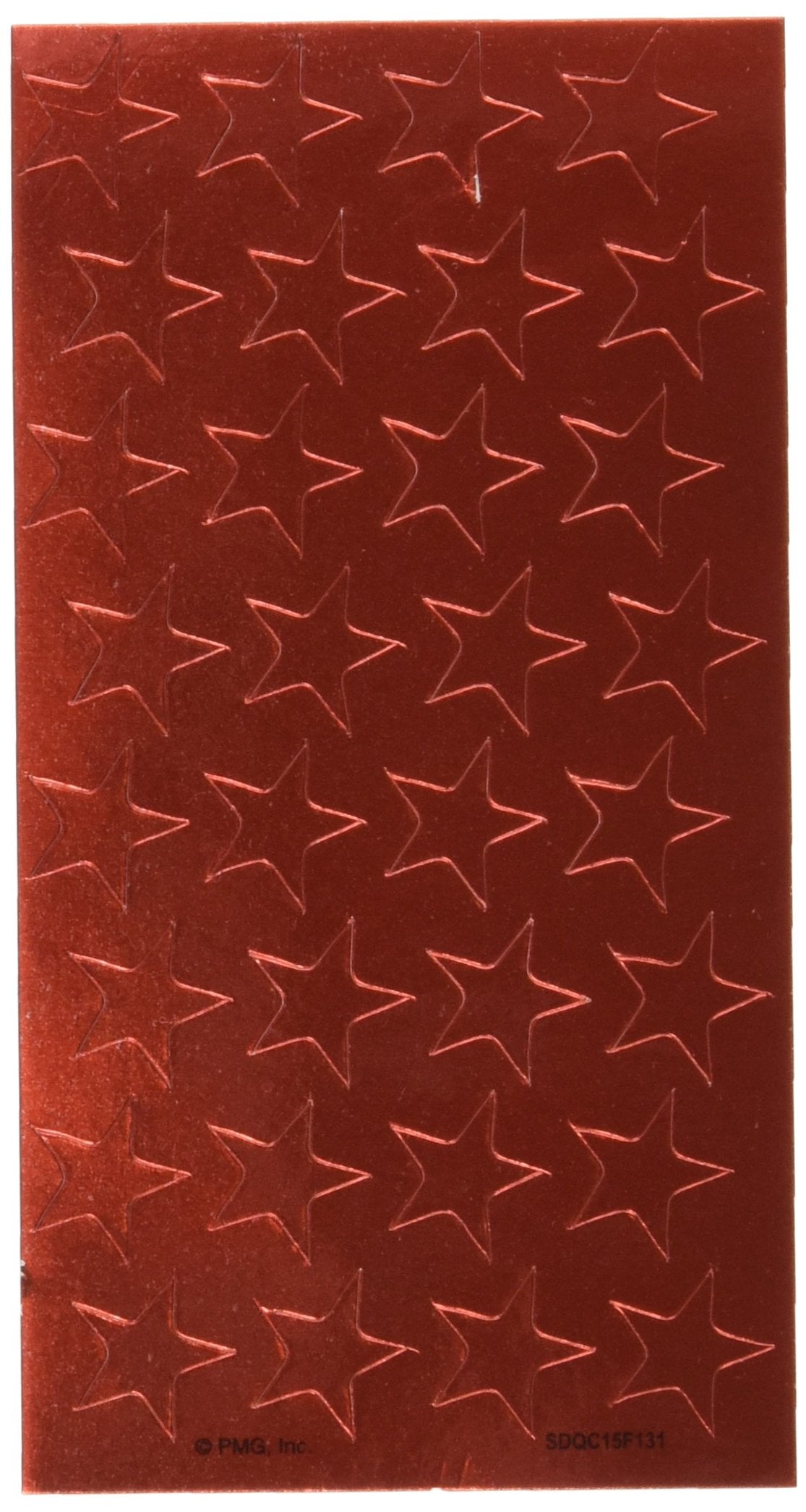 Eureka 1/2 Red (250) Stickers  PrestoStick Foil