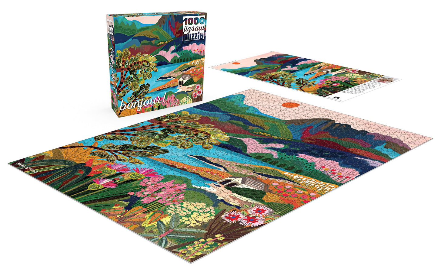 Buffalo Games Dove Lake 1000 Piece Jigsaw Puzzle - Large Multicolor Paper Puzzle for Adults - Model 13704