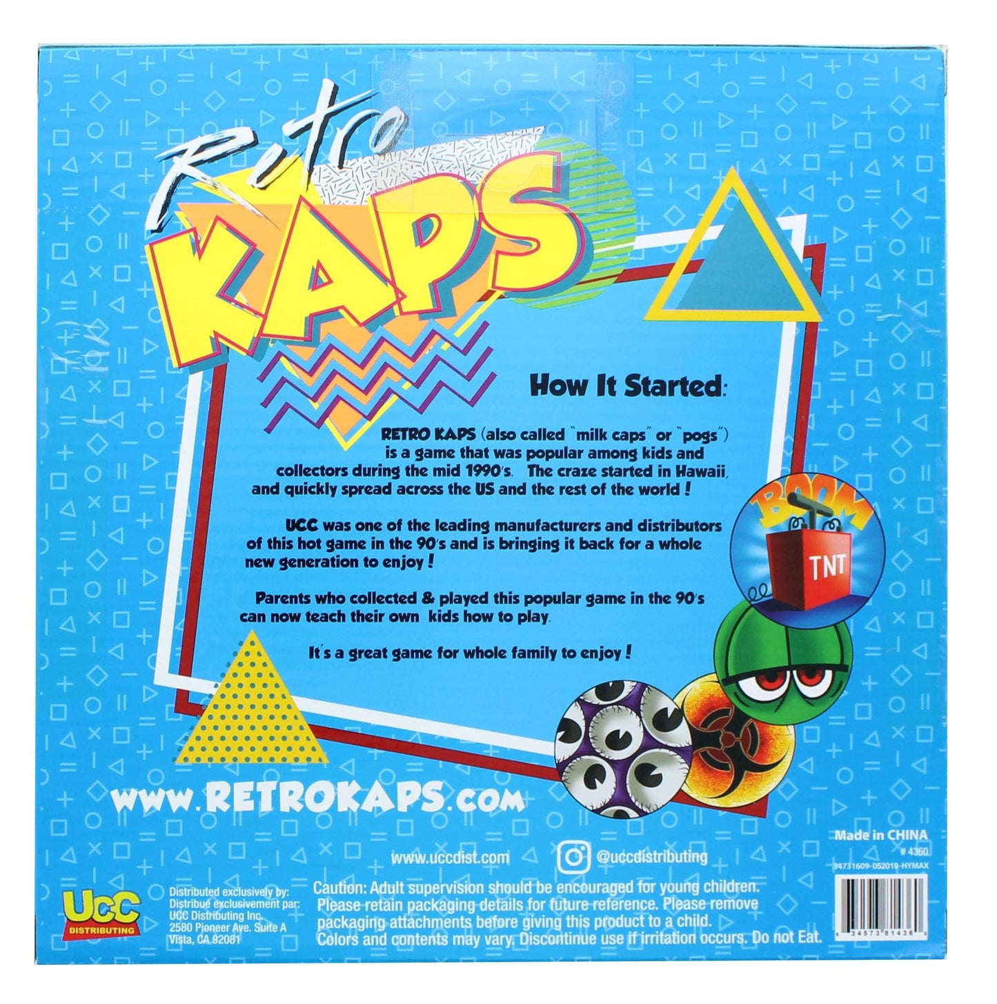 Pog Retro Kaps Retro 2 Player Starter Kit - Plastic Construction, Engaging Gameplay