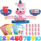 Kaodezhu Unicorn Math Balance Toys - Montessori Toys For 3+ Years Old Kids, Learning And Educational Toys For Girls - Christmas,