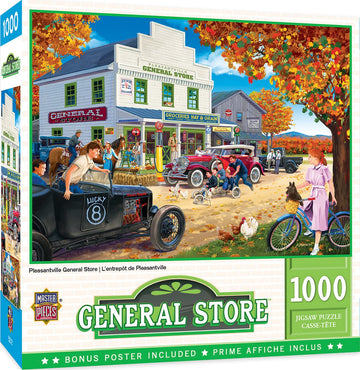 MasterPieces 1000 Piece Jigsaw Puzzle for mature-themeds  Family  Or Youth - Pleasantville General Store - 19.25x26.75