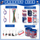 Paterr 102 Pcs Hockey Party Favor Set - Drawstring Bags, Bracelets, Notebooks, Pencils, Stickers - Perfect for Gifts and Celebrations