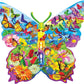 MasterPieces 1000 Piece Jigsaw Puzzle - Butterfly Surprise, Cardboard, 28.22"x 24.03", Model 72051, Ideal for Adults & Families