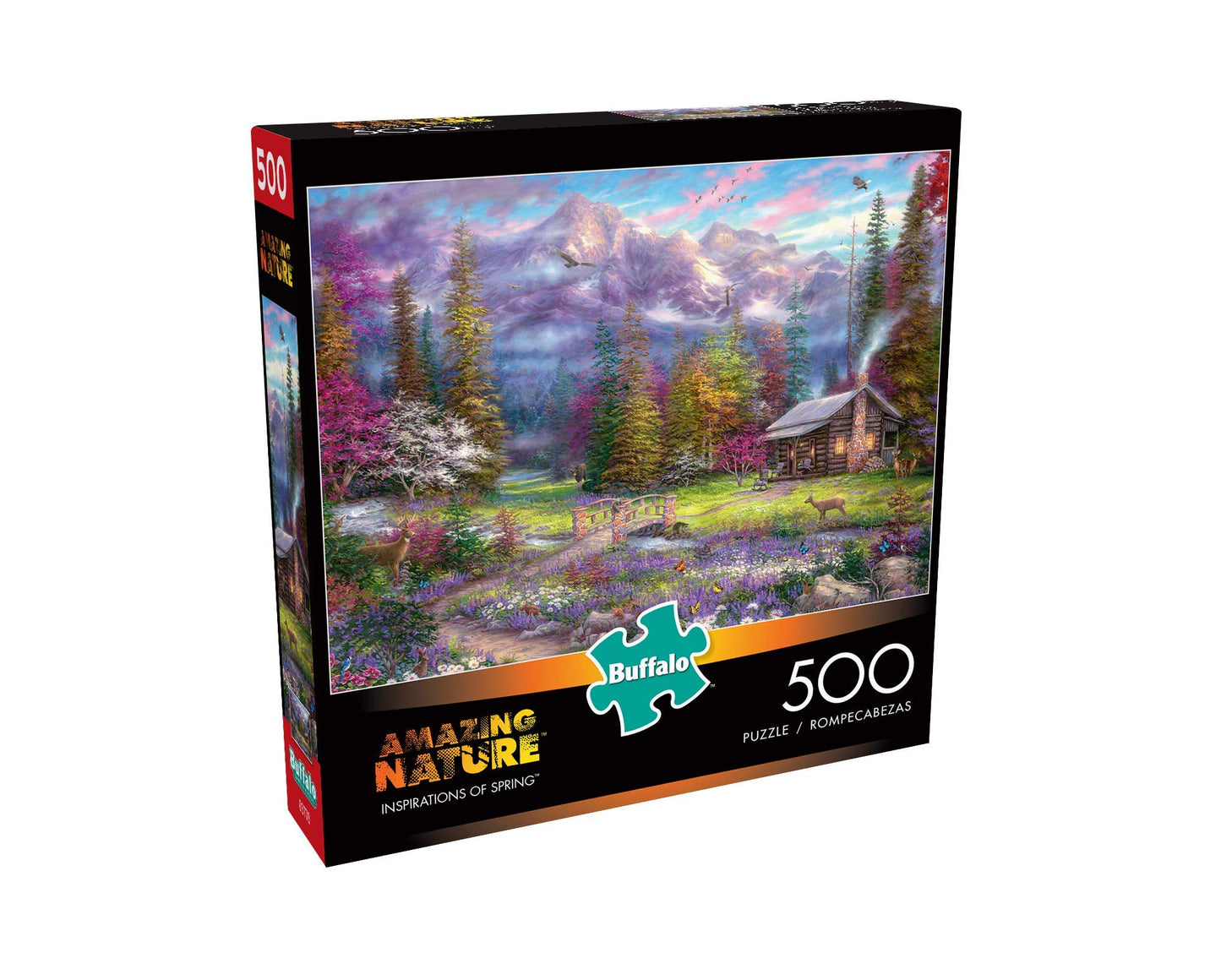 Buffalo Games - Chuck Pinson - Inspirations Of Spring - 500 Piece Jigsaw Puzzle For Adults Challenging Puzzle Perfect For Game Nights - Finished Size Is 21.25 X 15.00