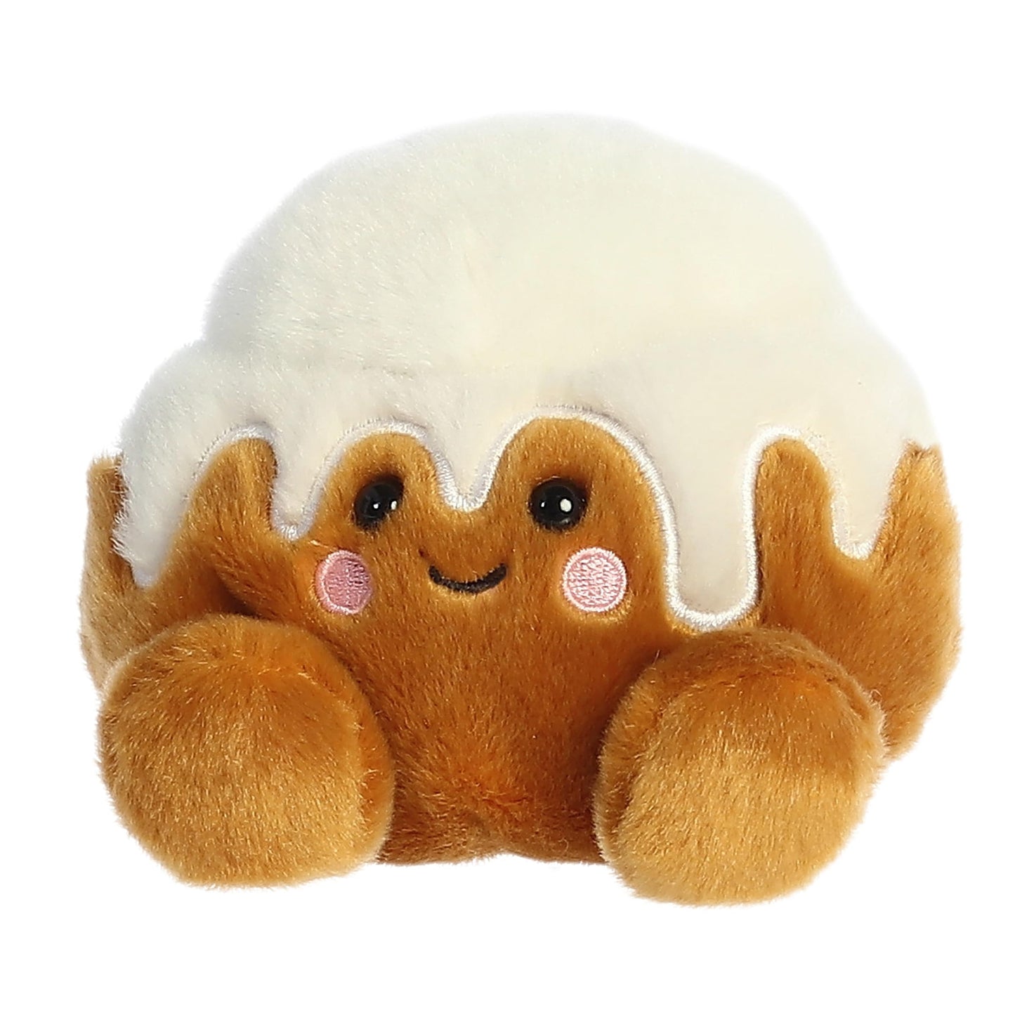 Aurora® Adorable Palm Pals™ Sugary Cinnamon Roll™ Stuffed Animal - Pocket-Sized Play - Collectable Fun - Brown 5 Inches