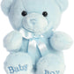 Aurora® Snuggly Comfy™ Bear - 10-Inch Blue Stuffed Animal, Polyester, Model 20045, Perfect for Imaginative Play and Comfort