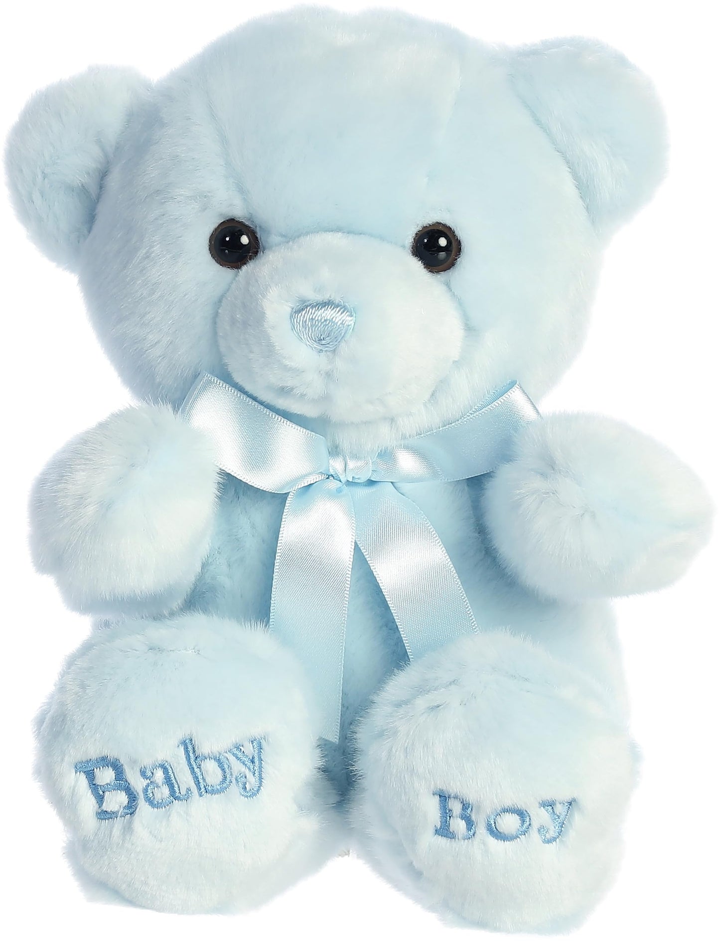 Aurora® Snuggly Comfy™ Bear - 10-Inch Blue Stuffed Animal, Polyester, Model 20045, Perfect for Imaginative Play and Comfort