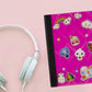 Glitter Galaxy Sticker Friends Sheet Wave 1 - Ten Large Character with Small Heart & Star Effects Stickers - Cute Rainbow Poop,