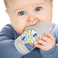 Malarkey Kids Teething Mitten - Silicone Baby Chew Toy, 1 Count, Dino Roar, Heals Gums & Promotes Stimulation
