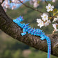 zhancydeal 3D Printed Cherry Blossom Crystal Dragons (Purple Blue)