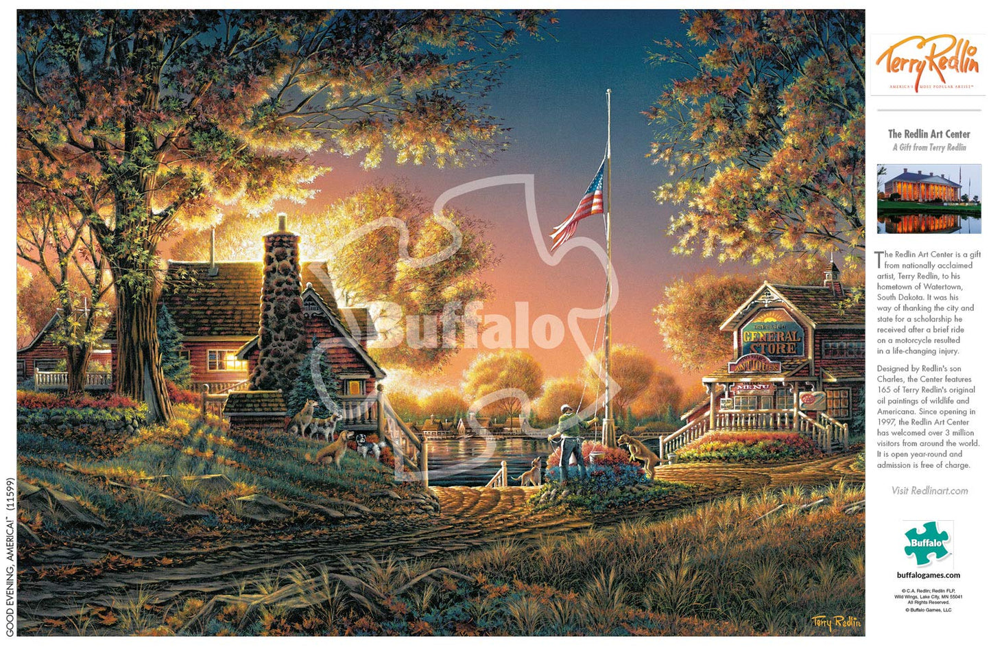 Buffalo Games - Terry Redlin - Good Evening  America! - 1000 Piece Jigsaw Puzzle