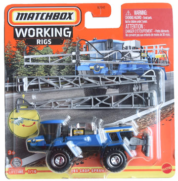 Matchbox MBX Crop Sprayer, Working Rigs 1/16 [Blue]