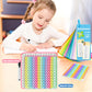Anemeeoke Multiplication Flash Cards + Pop Fidget Multiplication Chart, Times Table Educational Flashcard 3Rd Grade, 4Th, 5Th, 6