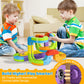 KlickRail Electric Train Set Flexible Race Track for Kids 4 6 7 8, 88 Pcs Car Track for Toddlers 3-5, Building Toy Train Track G
