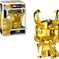 Funko Pop Marvel: Marvel Studios 10 - Loki (Gold Chrome) Collectible Figure, Multicolor