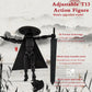 PkghoKids Already Assembled T13 Action Figure Accessories,Dummy 13 T13 Multi-Jointed Movable 3D Printed Toys (Grey)