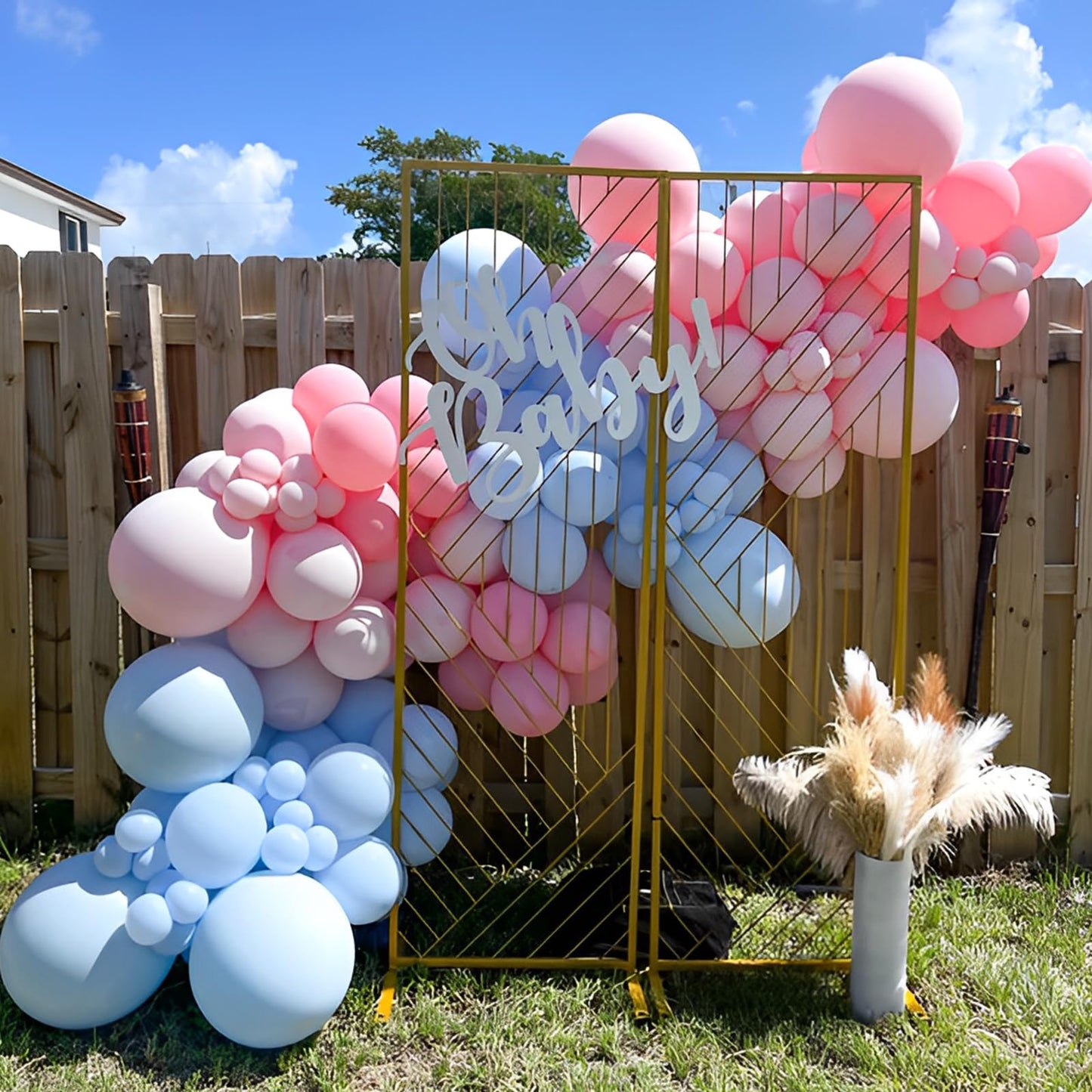 Voircoloria Light Blue Balloons, 66Pack 12Inch Baby Blue Latex Party Balloons For Boys Girls Birthday Party, Baby Shower, Weddin