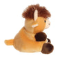 Aurora Adorable Palm Pals Hubert Highland Cow Stuffed Animal - Pocket-Sized Play - Collectable Fun - Brown 5 Inches