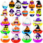 24 Pack Halloween Party Favors Filled With Squishy Toys,Slow Rising Squishy Toy With Fillers,Cute Stress Relief Squeeze Toys For Kids Gifts,Birthday,Class Prizes,Goodie Bags Stuffers