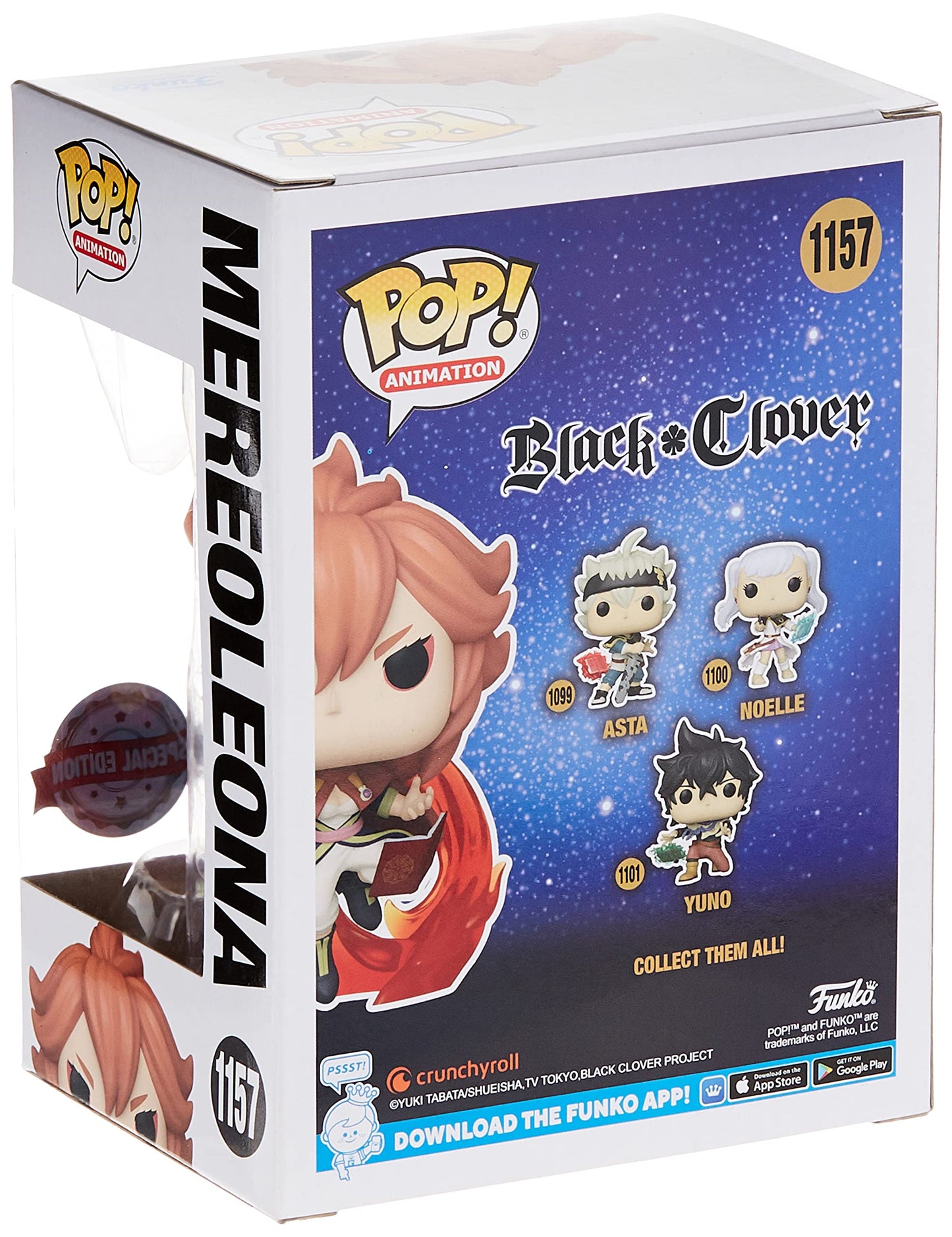 Funko Pop! Black Cover 1157 Mereoleona Special Edition Vinyl Figure - Black