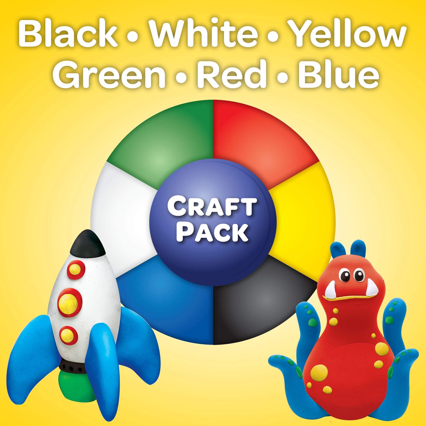 Crayola Model Magic Craft Pack, Modeling Clay Alternative, 7oz (232407)