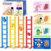 Feltom 28 Pack Valentine Gifts for Kids, Valentine Flip Ladder Toys with Cards for Kids Classroom Exchange, Fun Tumbling Man Sta