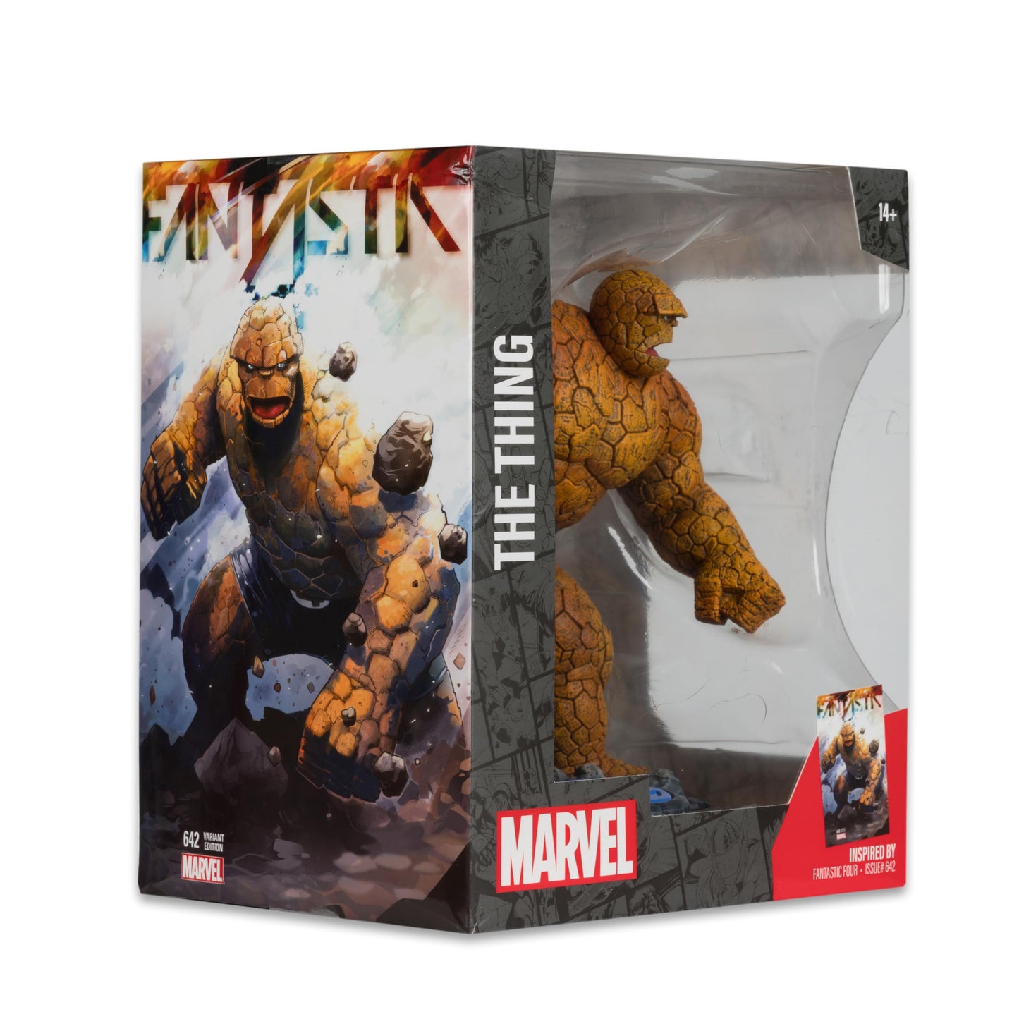 McFarlane Toys Marvel The Thing 1:10th Scale Collectible with Scene (Fantastic Four #642)