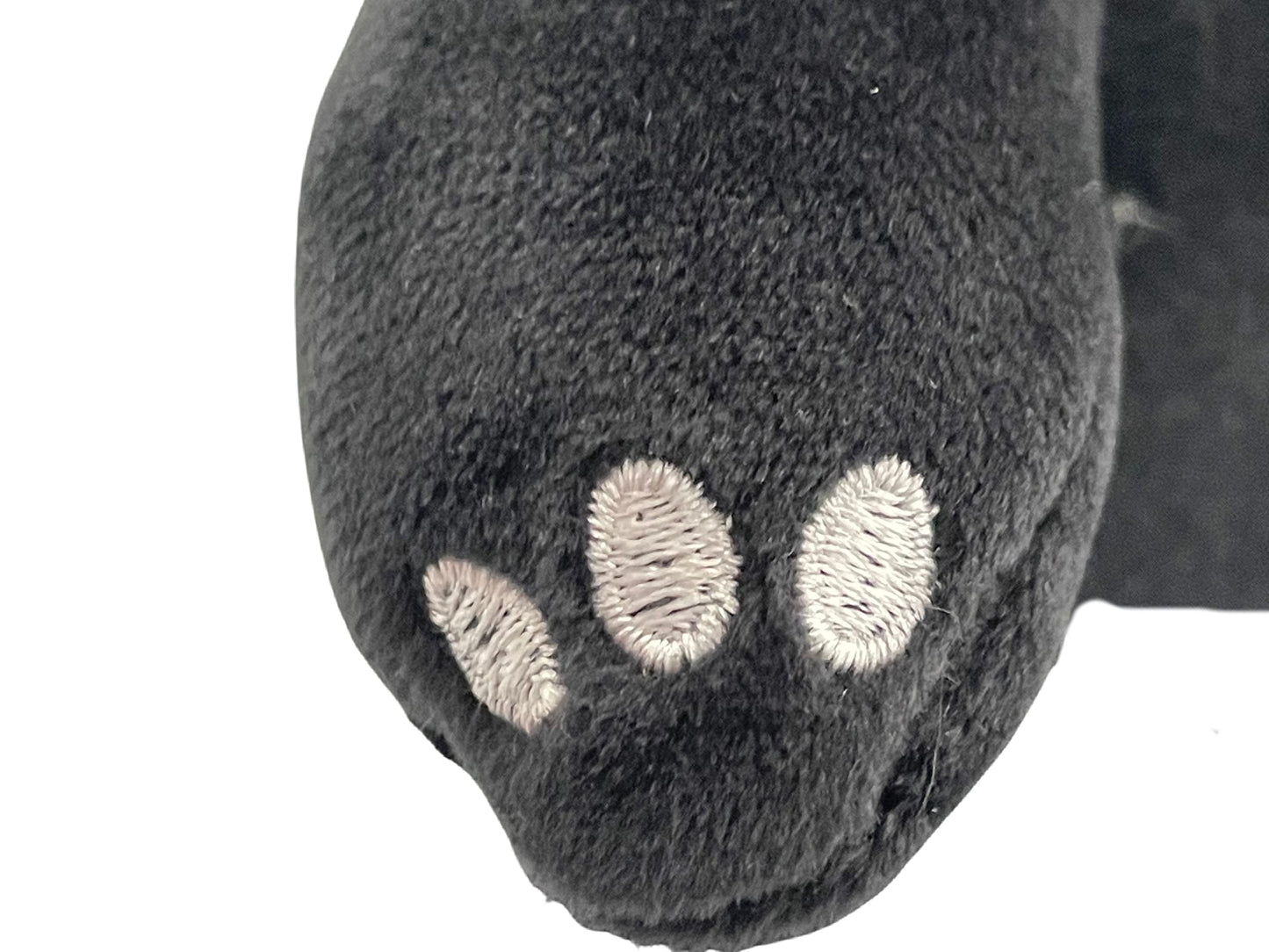 Aurora Adorable Palm Pals Usagi Sea Bunny Stuffed Animal - Pocket-Sized Play - Collectable Fun - White And Black 5 Inches