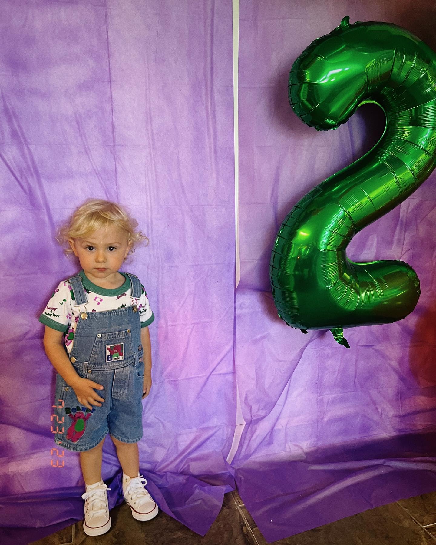 Green Number 2 Balloon 40 Inch, 2 Balloon Number, 2Nd Birthday Decorations For Baby Girls Boys Toddlers