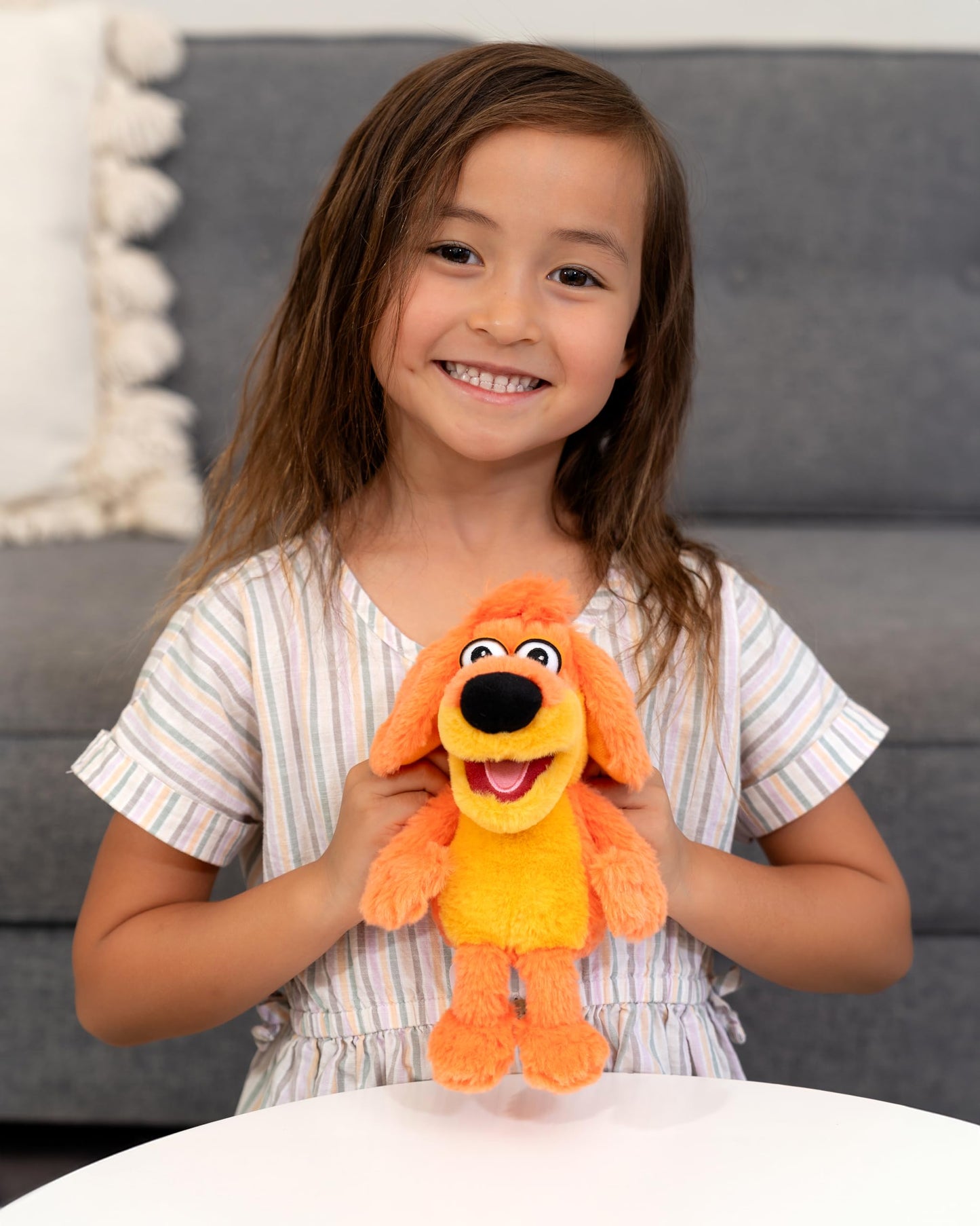 Jada Toys Donkey Hodie 8'' Sound Plush Twin Pack - Donkey Hodie & Bob Dog - Squeeze For Phrases From Preschool Show Donkey Hodie