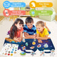 Igetooy Reusable Sticker Books For Kids, Jelly Quiet Book, Preschool Learning Activities Busy Book For Toddler Travel Toys Waterproof Stickers For Kids 2 3 4 5 6 Year Old Girls Boys (Space)